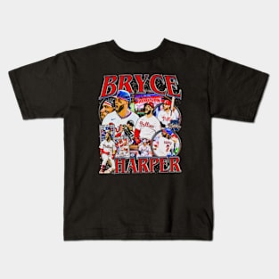 Bryce Harper Vintage Bootleg Kids T-Shirt